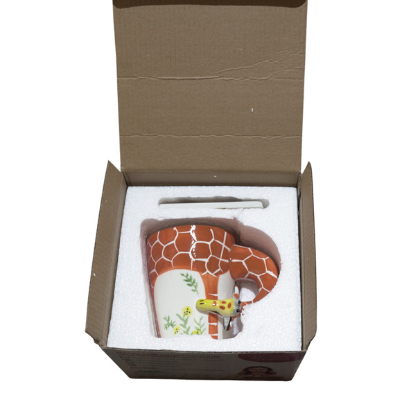 Inflatables Giraffe Mug with Saucer 16 oz Ceramic Coffee Tea Cup NWOT w Box NWOT - Picture 3 of 10